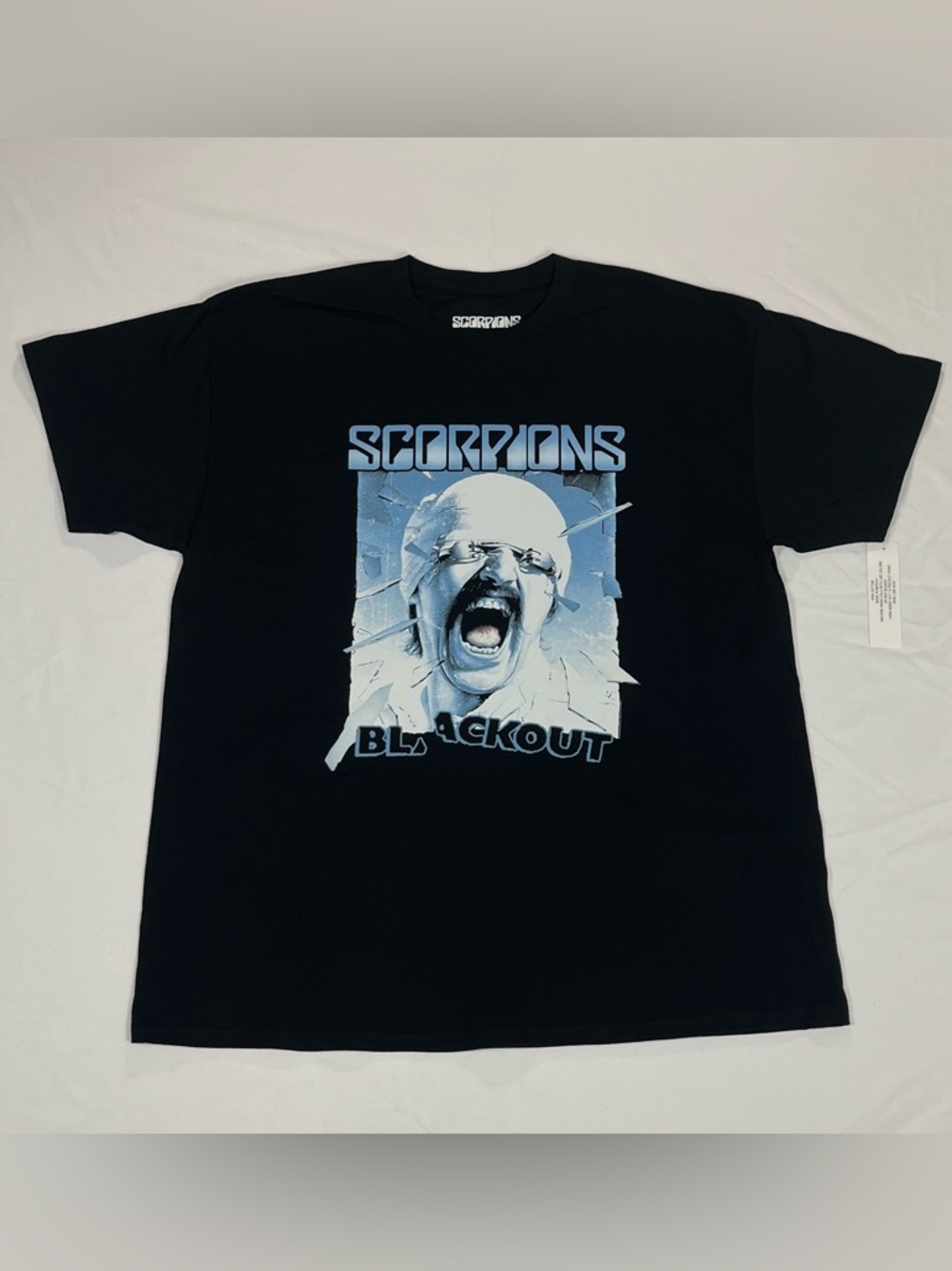 Scorpions Band T-Shirt, 1982 Tour Tee BlackOut Album Merch (Brand New With Tags)